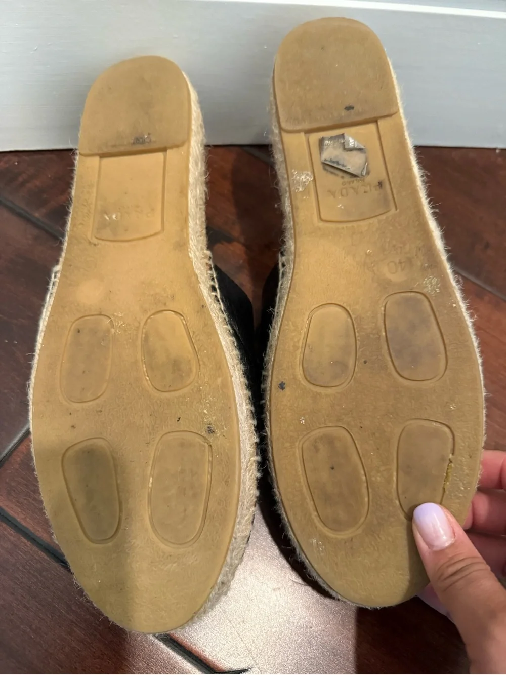 Prada espadrille mules